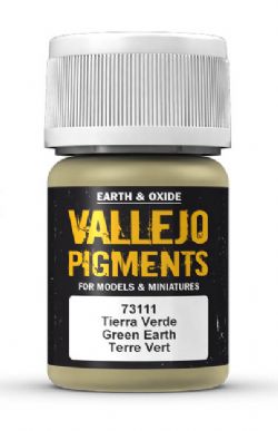 VALLEJO PAINT -  GREEN EARTH -  PIGMENTS VAL-P #73111