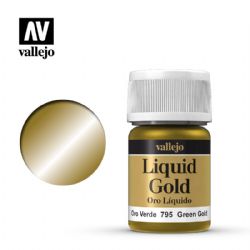 VALLEJO PAINT -  GREEN GOLD -  LIQUID GOLD VAL-MTC #70795