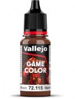VALLEJO PAINT -  GRUNGE BROWN -  GAME COLOR VAL-GC #72115