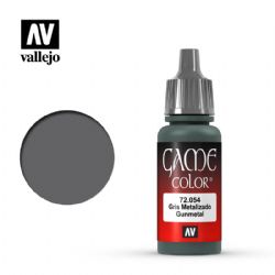 VALLEJO PAINT -  GUNMETAL -  GAME COLOR VAL-GC #72054