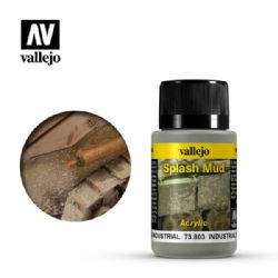 VALLEJO PAINT -  INDUSTRIAL SPLASH MUD (40 ML) -  WEATHERING EFFECTS VAL-WE #73803