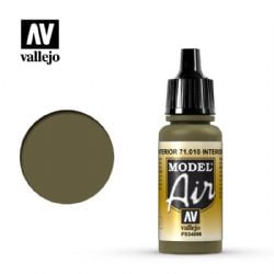 VALLEJO PAINT -  INTERIOR GREEN (17 ML) -  MODEL AIR VAL-MA #71010