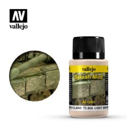 VALLEJO PAINT -  LIGHT BROWN SPLASH MUD (40 ML) -  WEATHERING EFFECTS VAL-WE #73804