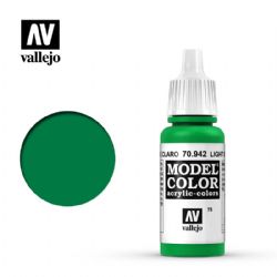 VALLEJO PAINT -  LIGHT GREEN -  MODEL COLOR VAL-MC #70942