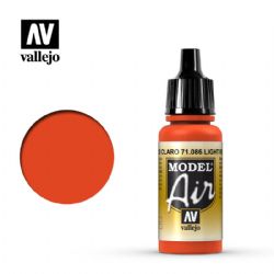 VALLEJO PAINT -  LIGHT RED (17 ML) -  MODEL AIR VAL-MA #71086