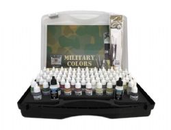 VALLEJO PAINT -  MILITARY COLORS -  PAINT SET VAL #70253