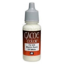 VALLEJO PAINT -  OFF WHITE -  GAME COLOR VAL-GC #72101