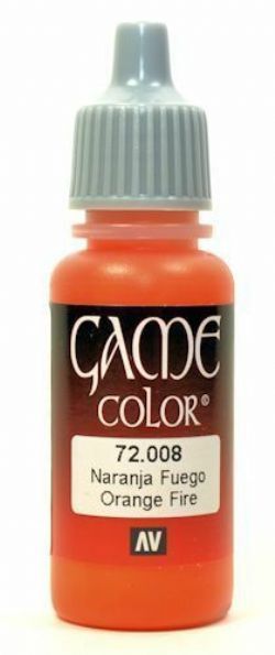 VALLEJO PAINT -  ORANGE FIRE -  GAME COLOR VAL-GC #72008