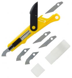 VALLEJO PAINT -  PLASTIC CUTTER SCRIBER TOOL & 5 SPARE BLADE -  TOOLS VAL-TOOL #T06012