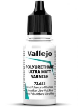 VALLEJO PAINT -  POLYURETHANE ULTRA MATT VARNISH -  Auxiliary VAL-GC #72653