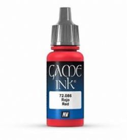 VALLEJO PAINT -  RED -  Ink VAL-GC #72086