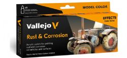 VALLEJO PAINT -  RUST & CORROSION EFFECTS COLOR SERIES -  PAINT SET VAL #70262