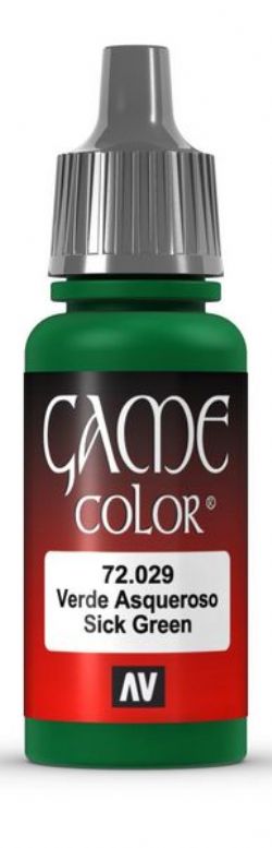 VALLEJO PAINT -  SICK GREEN -  Color VAL-GC #72029