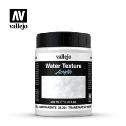 VALLEJO PAINT -  TRANSPARENT WATER (200 ML) -  DIORAMA TEXTURE VAL-DE #26201