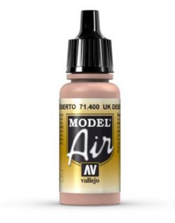 VALLEJO PAINT -  UK DESERT PINK (17 ML) -  MODEL AIR VAL-MA #71400