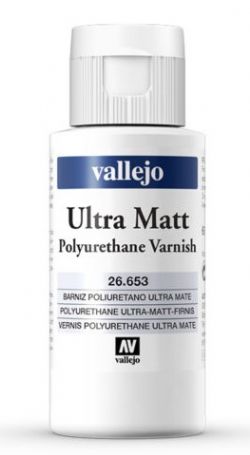 VALLEJO PAINT -  ULTRA MATT POLYURETHANE VARNISH (60 ML) -  AUXILIARY VAL-AUX #26653