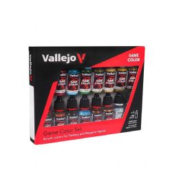 VALLEJO PAINT -  VALLEJO SPECIALIST GAME PAINT SET OF 16 -  GAME COLOR VAL #72189