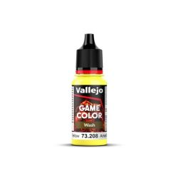 VALLEJO PAINT -  WASH YELLOW -  GAME COLOR 73208