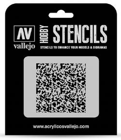VALLEJO PAINT -  WEATHERED PAINT 1/72 (125 X 125MM) -  HOBBY STENCILS VAL-HS #STAIR002