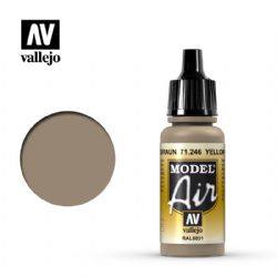 VALLEJO PAINT -  YELLOW BROWN (17 ML) -  MODEL AIR 71246