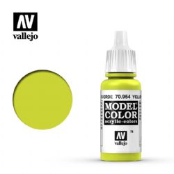 VALLEJO PAINT -  YELLOW GREEN -  MODEL COLOR VAL-MC #70954