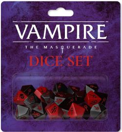 VAMPIRE : THE MASQUERADE -  DICE SET -  RPG DICE WOD