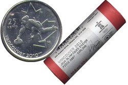 VANCOUVER 2010 -  2007 25-CENT ORIGINAL ROLL - CURLING (SPECIAL EDITION) -  2007 CANADIAN COINS 01