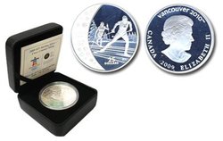 VANCOUVER 2010 -  CROSS COUNTRY SKIING -  2009 CANADIAN COINS 12