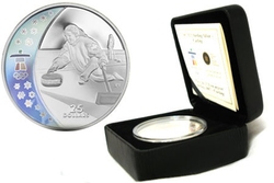 VANCOUVER 2010 -  CURLING -  2007 CANADIAN COINS 01