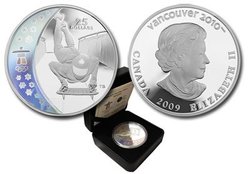 VANCOUVER 2010 -  SKELETON -  2009 CANADIAN COINS 14