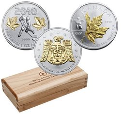 VANCOUVER 2010 -  SPECIAL EDITION 3-COIN VANCOUVER OLYMPIC SET -  2010 CANADIAN COINS