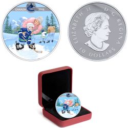 VANCOUVER CANUCKS -  LEARNING TO PLAY -  2018 CANADIAN COINS