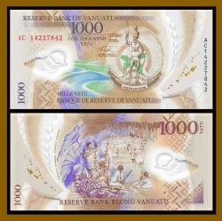 VANUATU -  1000 VATU 2014 (UNC)