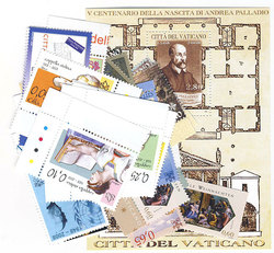 VATICAN -  2008 COMPLETE YEAR SET, NEW STAMPS