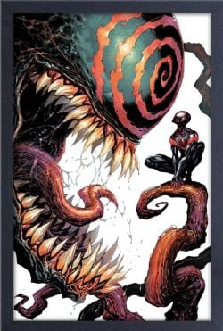 VENOM -  HANGING WITH MILES - FRAMED PICTURE (13