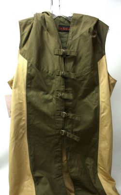 VESTS -  ALTAIR VEST - GREEN AND BEIGE (LARGE/X-LARGE)