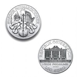 VIENNA PHILARMONIC - 1 OUNCE FINE SILVER COIN -  AUSTRIA COINS