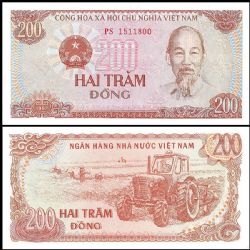 VIETNAM -  200 DONG 1987 (UNC) 100