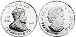 VIGNETTES OF ROYALTY -  KING EDWARD VII -  2008 CANADIAN COINS 02