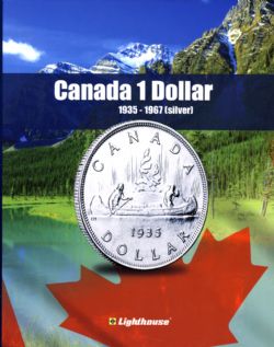 VISTA COIN BOOK ALBUMS -  ALBUM FOR CANADIAN SILVER 1-DOLLAR (1935-1967) 01