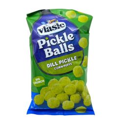 VLASIC PICKLE BALLS -  DILL PICKLE CORN PUFFS (56 G)
