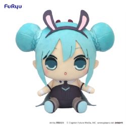 VOCALOID -  HATSUNE MIKU/BLACK RABBIT PLUSH -  KYURUMARU