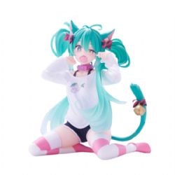 VOCALOID -  HATSUNE MIKU FIGURE - CAT EAR T-SHIRT VERSION -  DESKTOP CUTE