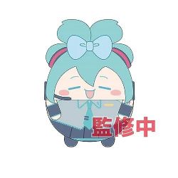 VOCALOID X SANRIO -  HATSUNE MIKU AS CINNAMOROLL WITH BOW PLUSH -  FUWA KORORIN