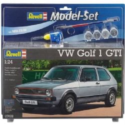 VOLKSWAGEN -  VW GOLF 1 GTI MODEL AND PAINT SET 1/24 -  REVELL