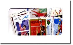 VOLLEY BALL -  25 ASSORTED STAMPS - VOLLEY BALL