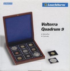 VOLTERRA -  PRESENTATION CASE FOR 9 QUADRUM COIN CAPSULES