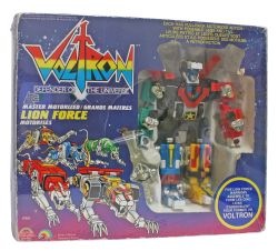 VOLTRON -  VOLTRON DEFENDER OF THE UNIVERSE 1984 MASTER MOTORIZED LION FORCE (DAMAGED BOXE)