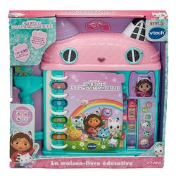 VTECH -  GABBY ET LA MAISON MAGIQUE- LA MAISON-LIVRE ÉDUCATIVE (FRENCH) -  VTECH®  GABBY'S DOLLHOUSE