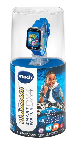 VTECH -  KIDIZOOM® SMARTWATCH DX4 - BLUE (BILINGUAL) -  VTECH® KIDIZOOM